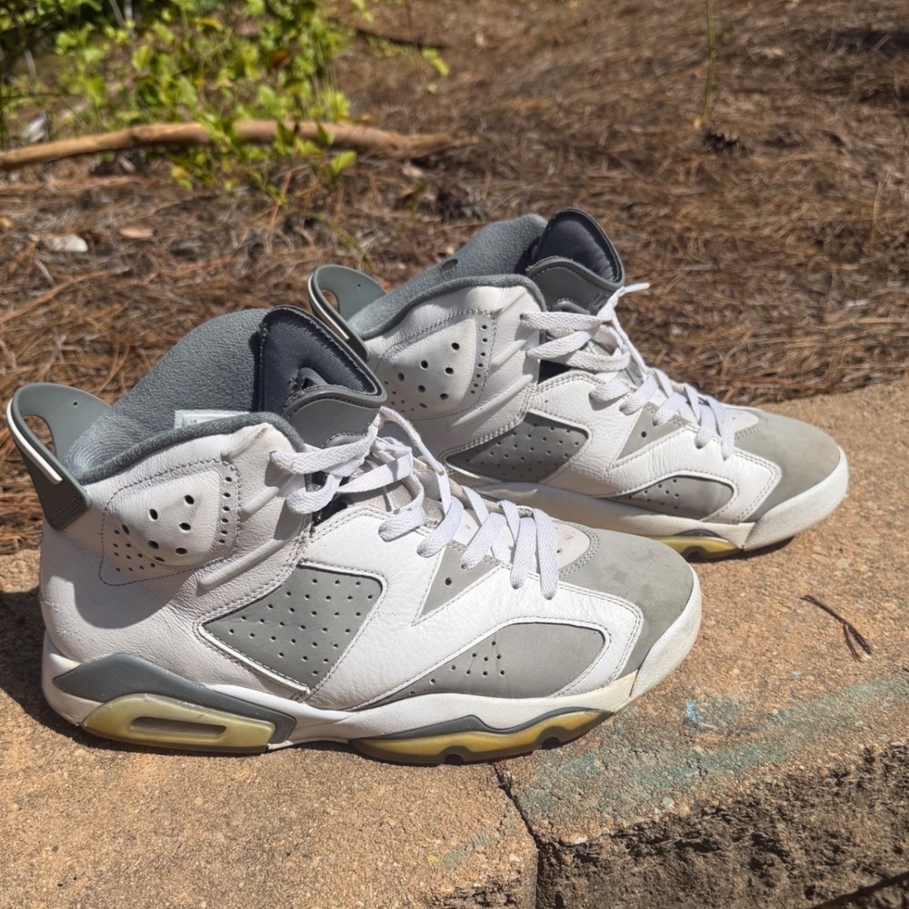 Jordan 6 Retro Cool Grey White Grey CT8529-100 Mens Basketball Shoes